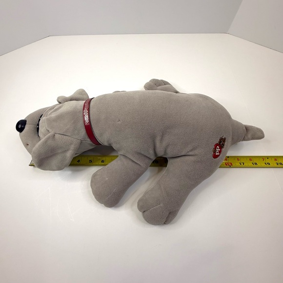 18” Pound Puppy Gray Stuffed Plushy 1985 Vintage - Picture 8 of 11